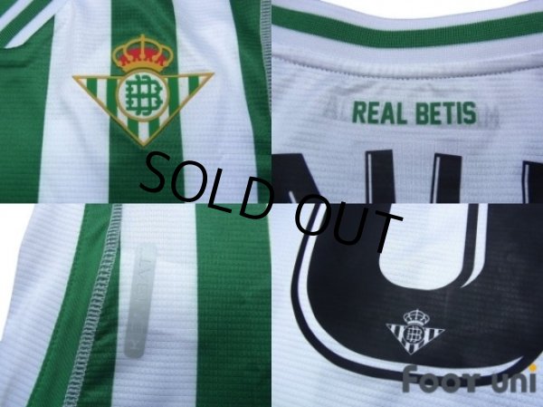 Photo6: Real Betis 2018-2019 Home Shirt #8 Takashi Inui La Liga Patch/Badge w/tags (6)