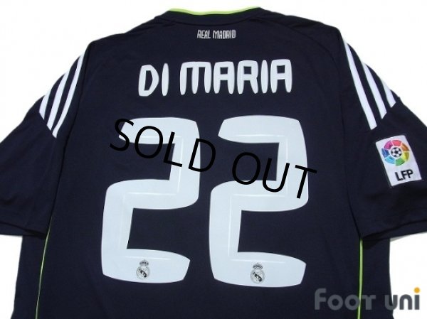 Photo4: Real Madrid 2010-2011 Away Shirt #22 Di Maria LFP Patch/Badge (4)