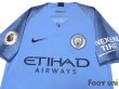 Photo3: Manchester City 2018-2019 Home Shirt #10 Kun Aguero Premier League Patch/Badge (3)
