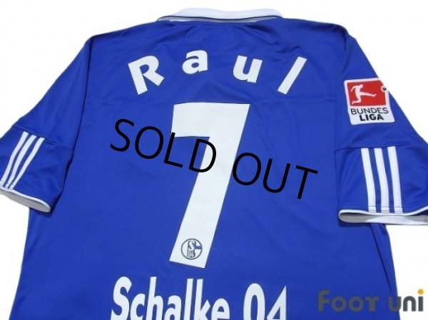Photo4: Schalke04 2010-2011 Home Shirt #7 Raul Bundesliga Patch/Badge w/tags (4)