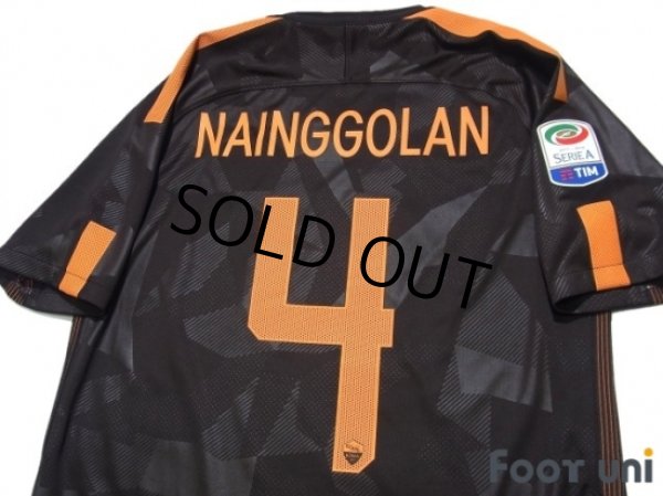 Photo4: AS Roma 2017-2018 3rd Shirt #4 Nainggolan Serie A Tim Patch/Badge (4)