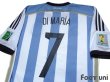 Photo4: Argentina 2014 Home Shirt #7 Di Maria 2014 FIFA World Cup Brazil Patch/Badge w/tags (4)