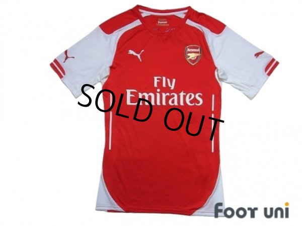 Photo1: Arsenal 2014-2015 Home Authentic Shirt w/tags (1)