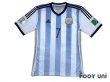 Photo1: Argentina 2014 Home Shirt #7 Di Maria 2014 FIFA World Cup Brazil Patch/Badge w/tags (1)