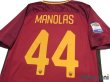Photo4: AS Roma 2017-2018 Home Shirt #44 Konstantinos Manolas Serie A Tim Patch/Badge (4)