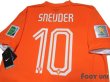 Photo4: Netherlands 2014 Home Shirt #10 Sneijder 2014 FIFA World Cup Brazil Patch/Badge w/tags (4)