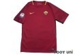 Photo1: AS Roma 2017-2018 Home Shirt #44 Konstantinos Manolas Serie A Tim Patch/Badge (1)