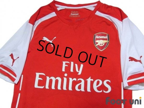 Photo3: Arsenal 2014-2015 Home Authentic Shirt w/tags (3)