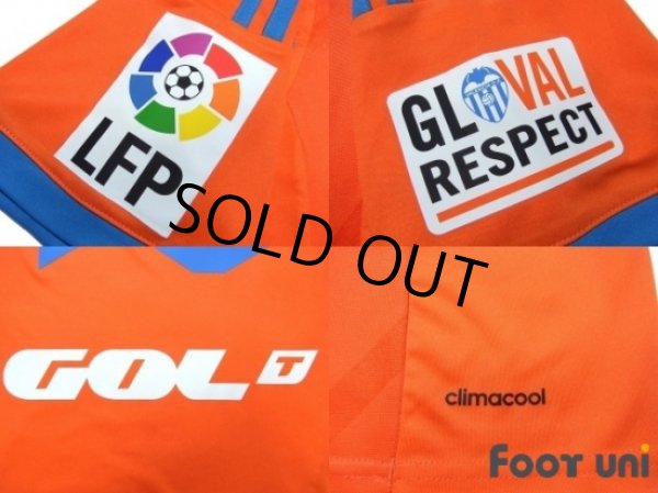 Photo6: Valencia 2014-2015 Away Shirt #10 Daniel Parejo LFP Patch/Badge (6)