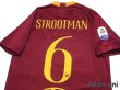 Photo4: AS Roma 2018-2019 Home Shirt #18 Strootman Serie A Tim Patch/Badge (4)