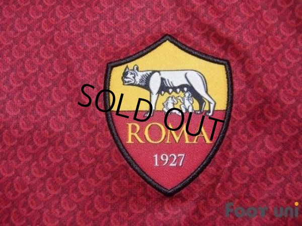 Photo6: AS Roma 2018-2019 Home Shirt #18 Strootman Serie A Tim Patch/Badge (6)