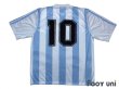 Photo2: Argentina 1991-1992 Home Shirt #10 (2)