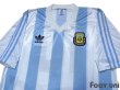 Photo3: Argentina 1991-1992 Home Shirt #10 (3)