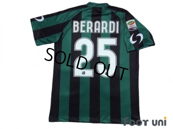 Photo2: Sassuolo 2014-2015 Home Shirt #25 Berardi Serie A Tim Patch/Badge w/tags (2)