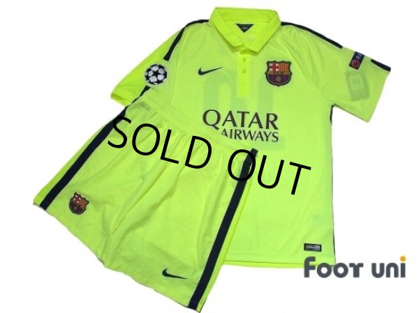 Photo1: FC Barcelona 2014-2015 3rd Shirts and shorts Set #10 Messi w/tags (1)