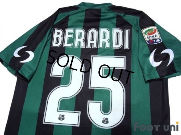 Photo3: Sassuolo 2014-2015 Home Shirt #25 Berardi Serie A Tim Patch/Badge w/tags (3)