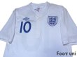 Photo3: England 2011 Home Shirt #10 Rooney w/tags (3)