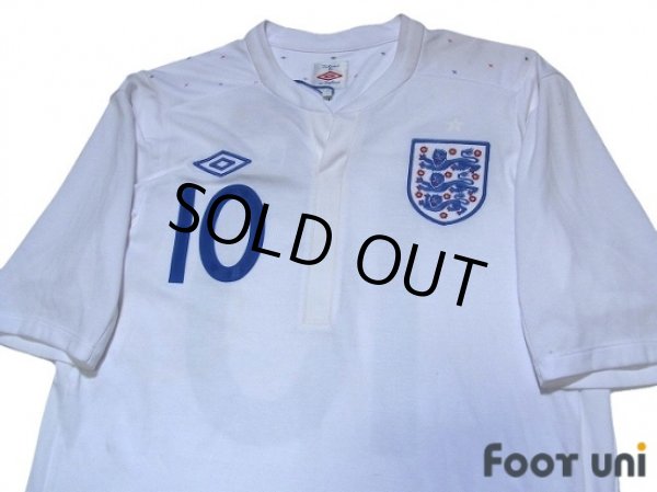 Photo3: England 2011 Home Shirt #10 Rooney w/tags (3)