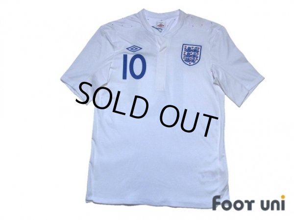 Photo1: England 2011 Home Shirt #10 Rooney w/tags (1)