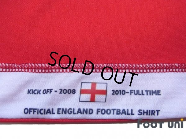 Photo8: England 2008 Away Long Sleeve Shirt #10 Gerrard (8)