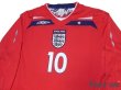 Photo3: England 2008 Away Long Sleeve Shirt #10 Gerrard (3)