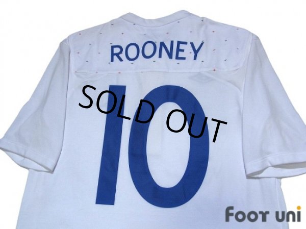 Photo4: England 2011 Home Shirt #10 Rooney w/tags (4)