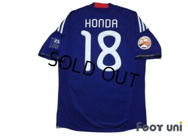 Photo2: Japan 2011 Home Shirt #18 Honda ASIAN Cup 2011 Patch/Badge FC Asia for Fair Play Patch/Badge w/tags (2)
