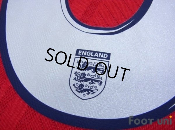 Photo7: England 2008 Away Long Sleeve Shirt #10 Gerrard (7)