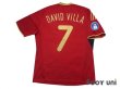 Photo2: Spain 2009 Home Shirt #7 David Villa FIFA Confederations Cup South Africa 2009 Patch/Badge (2)