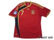 Photo1: Spain 2009 Home Shirt #7 David Villa FIFA Confederations Cup South Africa 2009 Patch/Badge (1)