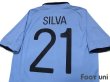 Photo4: Manchester City 2012-2013 Home Shirt #21 Silva (4)