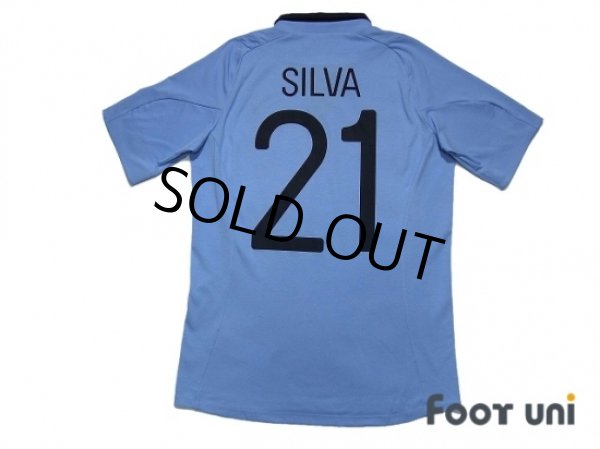 Photo2: Manchester City 2012-2013 Home Shirt #21 Silva (2)