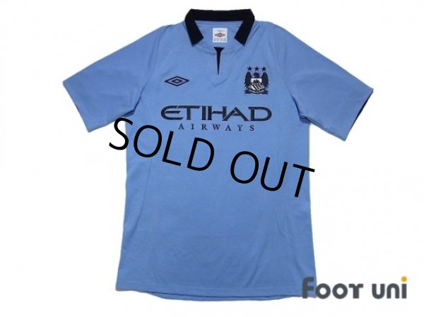 Photo1: Manchester City 2012-2013 Home Shirt #21 Silva (1)