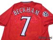 Photo4: Manchester United 1999-2000 Home Shirt #7 Beckham w/tags (4)