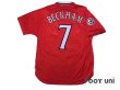 Photo2: Manchester United 1999-2000 Home Shirt #7 Beckham w/tags (2)