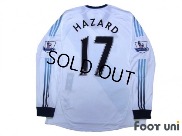 Photo2: Chelsea 2012-2013 Away Long Sleeve Shirt #17 Hazard BARCLAYS PREMIER LEAGUE Patch/Badge w/tags (2)