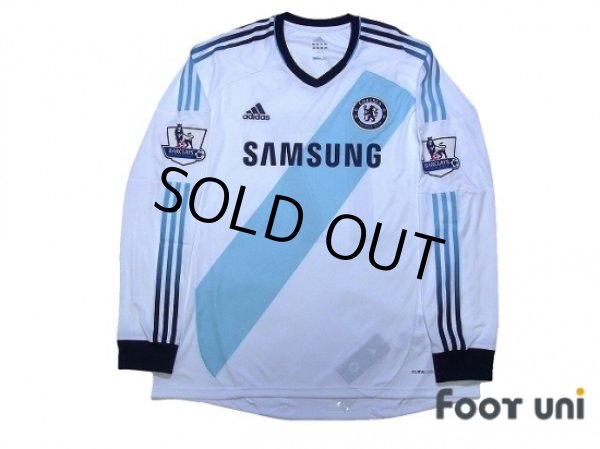 Photo1: Chelsea 2012-2013 Away Long Sleeve Shirt #17 Hazard BARCLAYS PREMIER LEAGUE Patch/Badge w/tags (1)