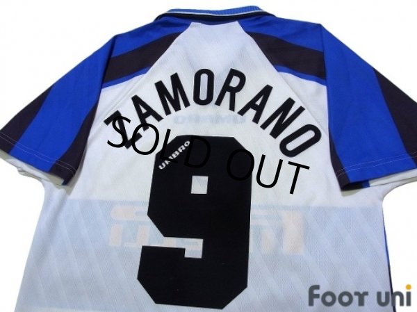 Photo4: Inter Milan 1996-1997 Away Shirt #9 Zamorano (4)
