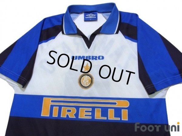 Photo3: Inter Milan 1996-1997 Away Shirt #9 Zamorano (3)