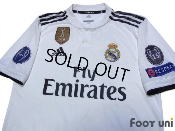 Photo3: Real Madrid 2018-2019 Home Authentic Shirts and shorts Set #10 Modric (3)
