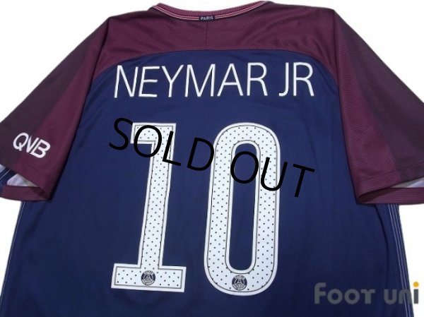 Photo4: Paris Saint Germain 2017-2018 Home Shirt #10 Neymar Jr (4)