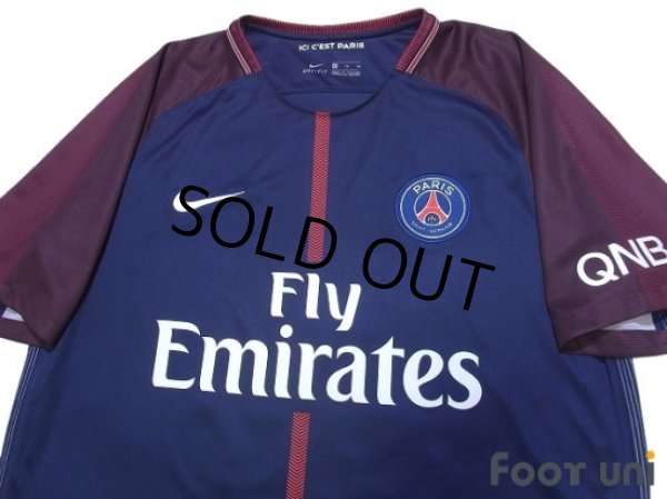 Photo3: Paris Saint Germain 2017-2018 Home Shirt #10 Neymar Jr (3)