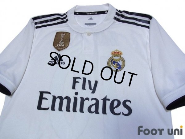 Photo3: Real Madrid 2018-2019 Home Authentic Shirts and shorts Set #10 Modric (3)