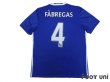 Photo2: Chelsea 2016-2017 Home Shirt #4 Cesc Fabregas (2)