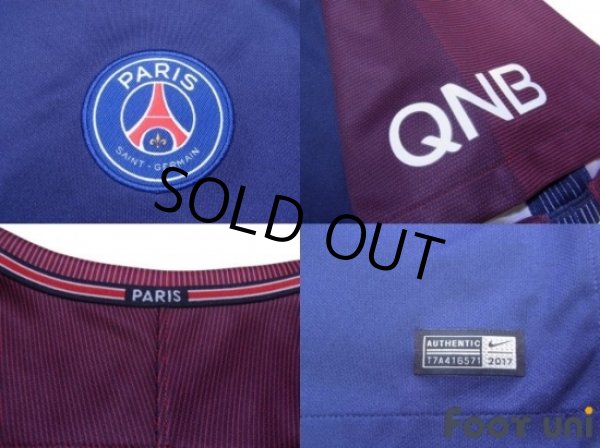 Photo6: Paris Saint Germain 2017-2018 Home Shirt #10 Neymar Jr (6)