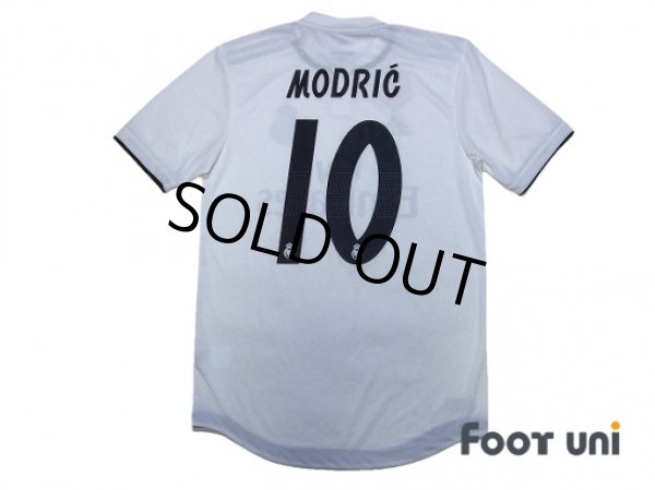 Photo2: Real Madrid 2018-2019 Home Authentic Shirts and shorts Set #10 Modric (2)