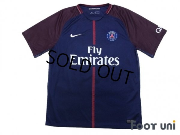 Photo1: Paris Saint Germain 2017-2018 Home Shirt #10 Neymar Jr (1)