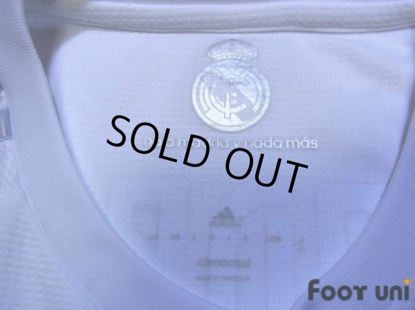 Photo5: Real Madrid 2015-2016 Home Shirt #19 Modric LFP Patch/Badge (5)