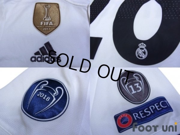 Photo8: Real Madrid 2018-2019 Home Shirts #28 Vinicius JR (8)