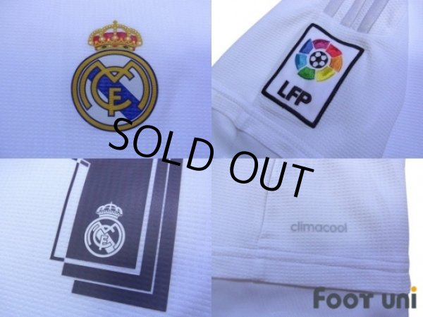 Photo6: Real Madrid 2015-2016 Home Shirt #19 Modric LFP Patch/Badge (6)